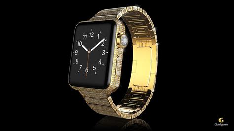 24k Gold Apple Watch range customised by Goldgenie (video) - YouTube