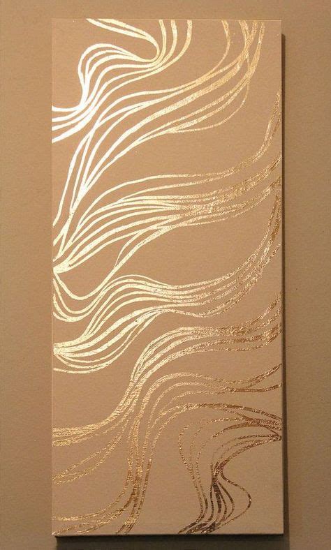 Love Gold? Try These 55 DIY Gold Leaf Paper Crafts (With images) | Gold leaf art, Abstract, Art