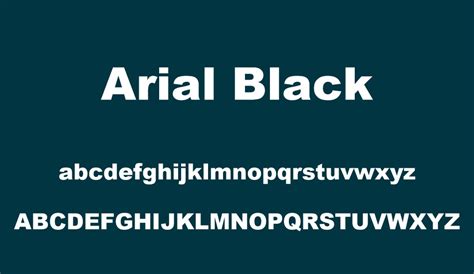 Arial Black free font