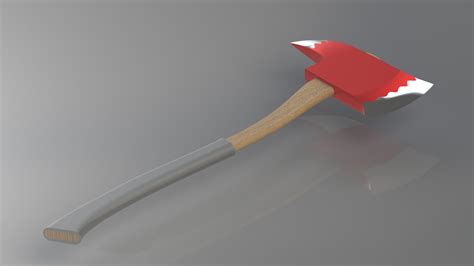 Firefighter axe | 3D CAD Model Library | GrabCAD