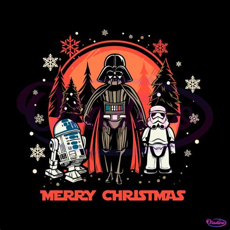 Star Wars Characters Xmas SVG