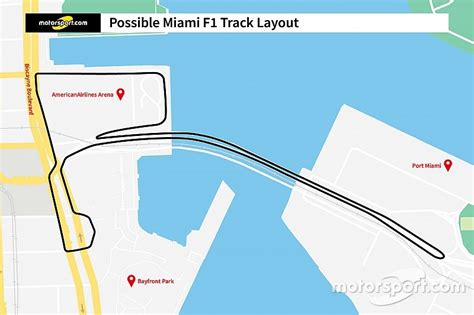 Miami reveals proposed F1 circuit layout