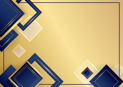 Premium Vector | Modern blue and gold abstract background. dark navy ...