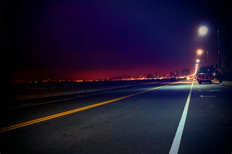 Free stock photo of revere beach at night