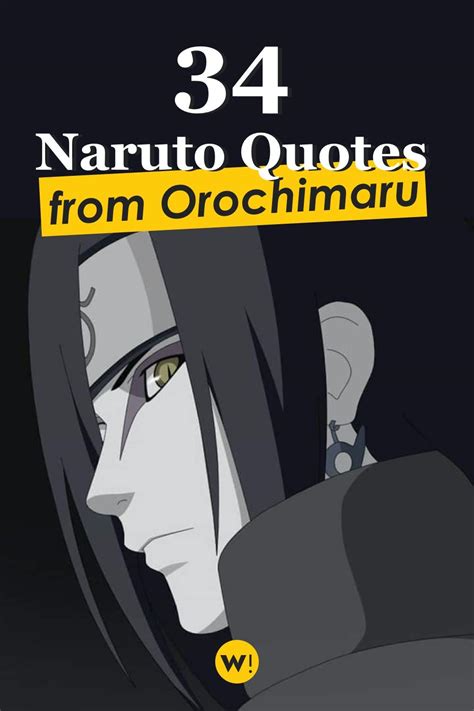 34 Orochimaru Quotes from Naruto (100% epic) - Words Inspiration