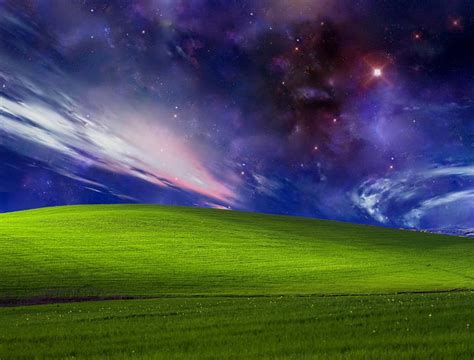 New Bliss, starry, bliss, winxp, galaxy, HD wallpaper | Peakpx