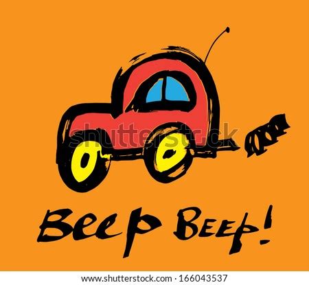 Beep Beep Car - stock vector