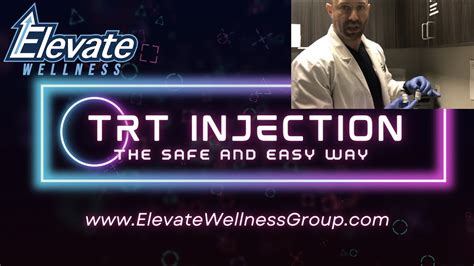 Testosterone (TRT) Injection Demonstration by Gil of Elevate Wellness Group - YouTube