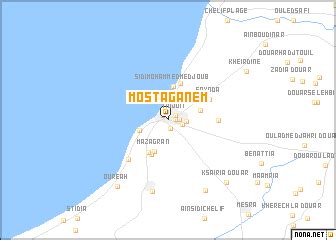 Mostaganem (Algeria) map - nona.net