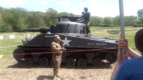 World war 2 tanks at the reenactment at St.Louis. - YouTube