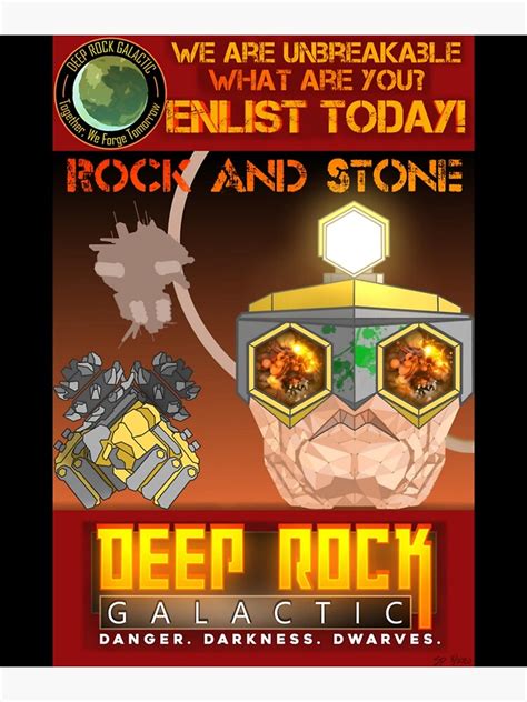 "Deep Rock Galactic" Poster for Sale by KFUNKCo | Redbubble