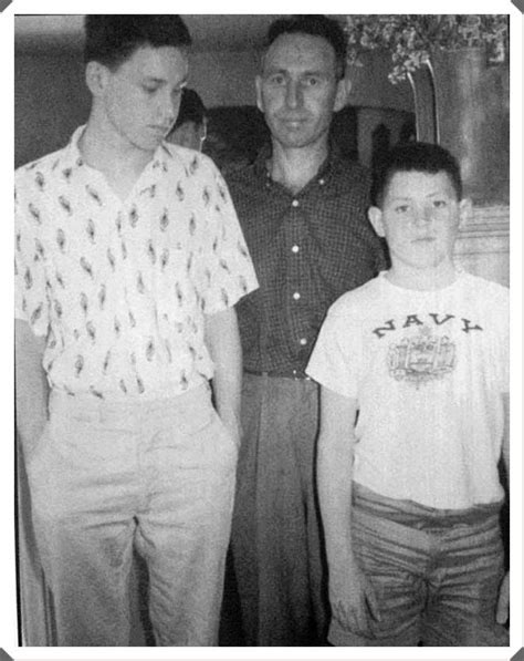 Jim with his father, George S. Morrison, and brother Andy. James ...