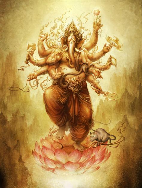 Wallpaper : illustration, India, mythology, Ganesha, ART, fictional character 1100x1459 ...