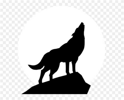 Wolf Outline Free Clip Art Wolves Wolf Silhouette Psd - Wolf Howling Silhouette