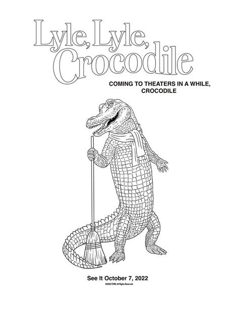 LYLE, LYLE, CROCODILE - Coloring Page | Coloring pages, Lyle, Color