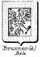 Brunner Family Crest, Coat of Arms and Name History