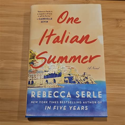 One Italian Summer by Rebecca Serle, Hardcover | Pangobooks