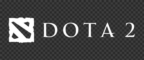 HD Dota 2 Logo White Text With Symbol PNG | Dota 2 logo, Dota 2, Symbols