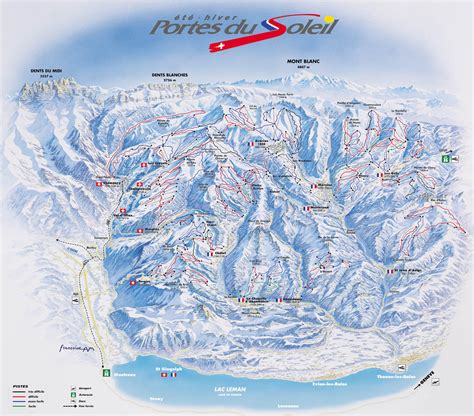 Skimap Portes du Soleil