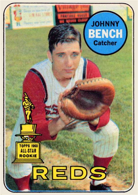 Johnny Bench | Baseball cards, Johnny bench, Reds baseball