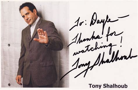 Kiwiautogal's Autographs: Tony Shalhoub