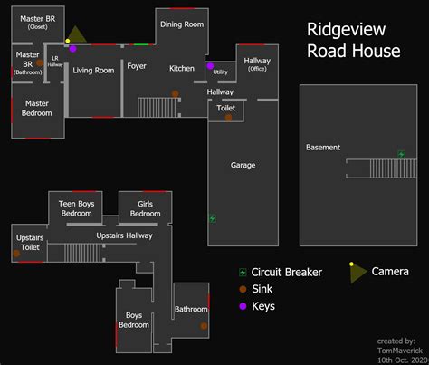 Phasmophobia Maps (with Room Names, Locations)