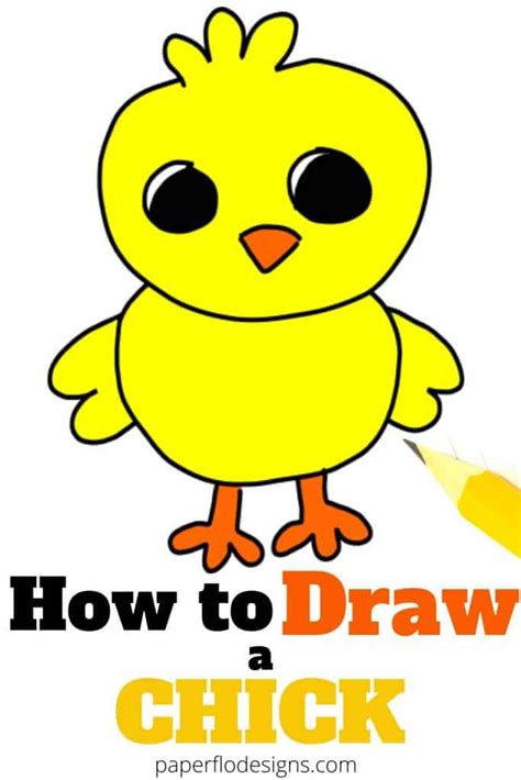 How to Draw a Baby Chick - Easy Video Tutorial