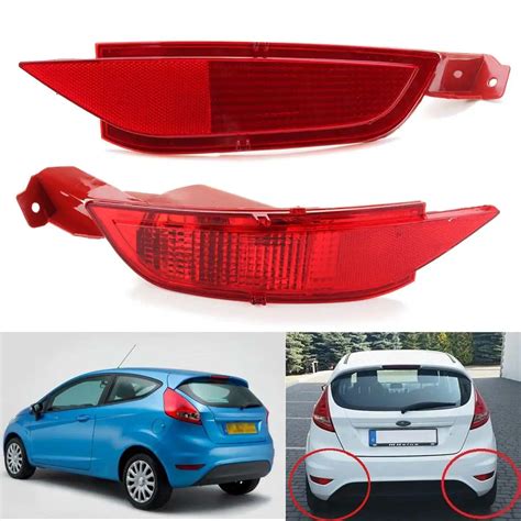 Car Rear Bumper Rear Fog Lamp Reflector Lights Tail Brake Light for ...