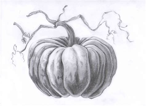 Halloween Pumpkin Pencil Drawings