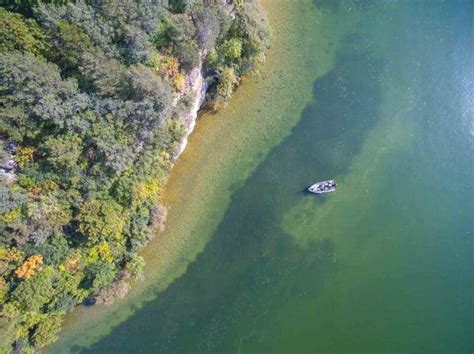 Fishing In Green Lake, Wisconsin