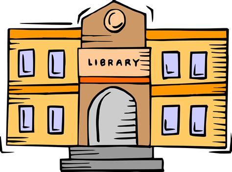 Clipart library library building, Clipart library library building Transparent FREE for download ...