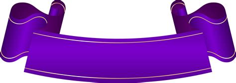 Purple Ribbon Banner Clip Art