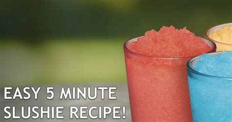 Slushie Machine Recipes - Design Corral