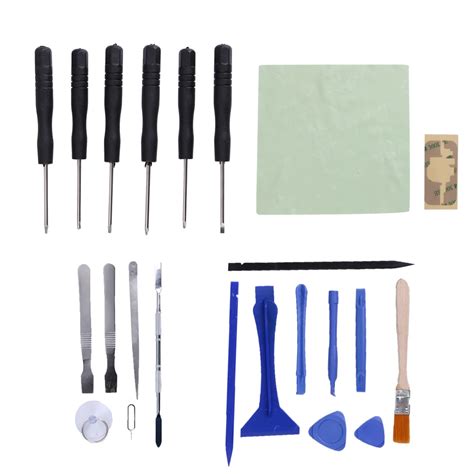 23 in 1 Metal Spudger Repair Opening Pry Tool Kit Household Screwdriver Set Universal for ...