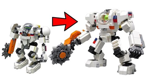 Upgrading LEGO Space Mining Mech Set (Viewers' Ideas) - Detailed Build ...