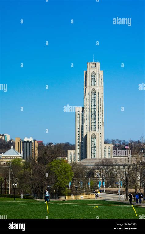 Cathedral of Learning part of the University of Pittsburgh. Pittsburgh ...