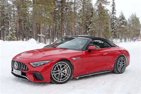 The 2023 Mercedes-AMG SL 63e Steps Out In The Cold