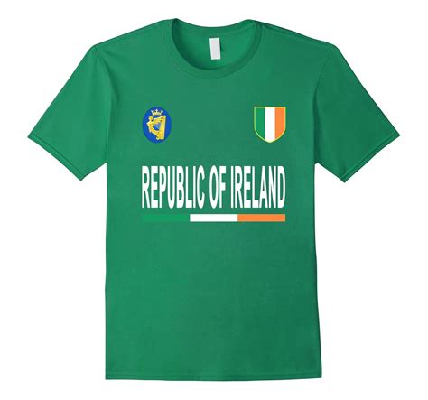 Republic of Ireland Soccer T-Shirt – Retro Football Jersey-TD – Teedep