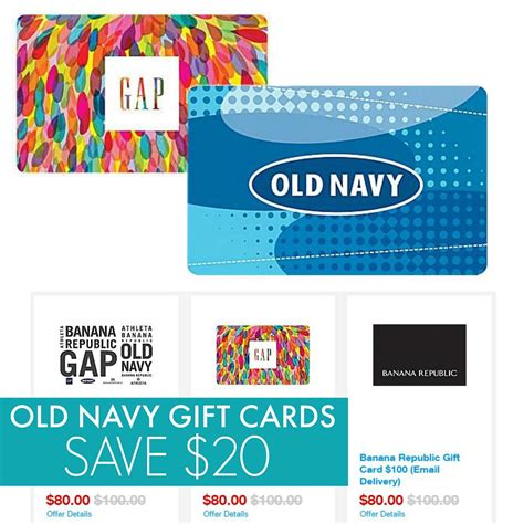 Old Navy Gift Cards | $50 Gift Card for $40!