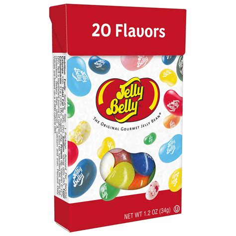 Jelly Belly 20 Assorted Flavors Jelly Beans, 1.2 oz. Box - Candy ...