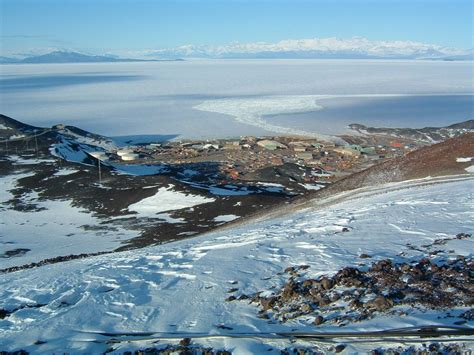 The largest "city" in Antarctica : r/pics