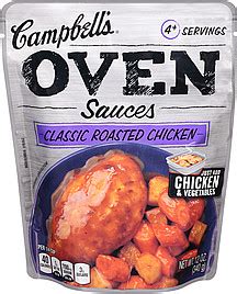 Campbell's Dinner Sauces Oven Sauces Oven Sauces Classic Roasted ...