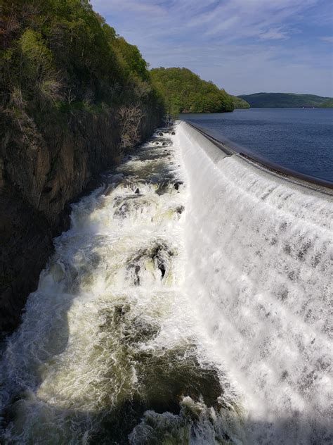 High flow rate at Croton Falls, NY : r/Waterfalls