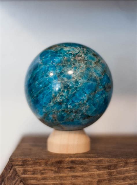 Blue Apatite Sphere | Crystal Spheres | Village Rock Shop