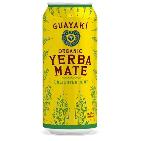 Guayaki Yerba Mate Enlighten Mint Energy Drink - Shop Tea at H-E-B