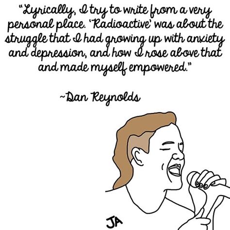 Imagine Dragons Frontman Dan Reynolds Talks Success, In Illustrated Form. Illustration by Jena ...