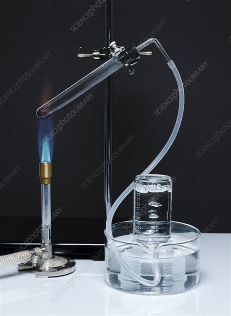 Thermal decomposition of potassium chlorate, 1 of 4 - Stock Image - C043/0456 - Science Photo ...