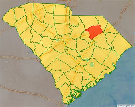 Map of Darlington County, South Carolina - Thong Thai Real