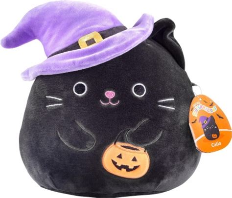 Squishmallows 10 Black Cat w Witch Hat Halloween Plush Toy Soft Stuffed ...