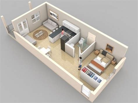 Small Studio Apartment Layout Design Ideas (1) - home design | Studio apartment floor plans ...